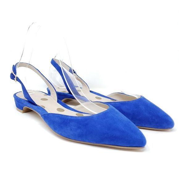 royal blue flat shoes uk
